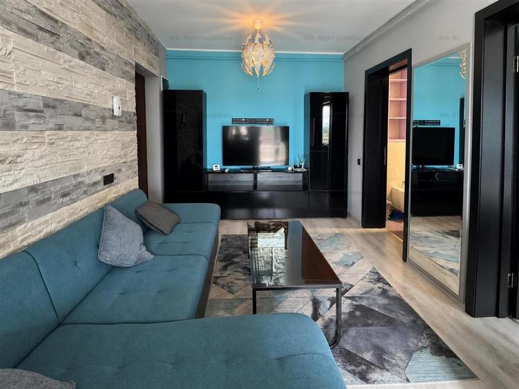 Apartament cu 2 camere decomandat, mobilat în Sânpetru