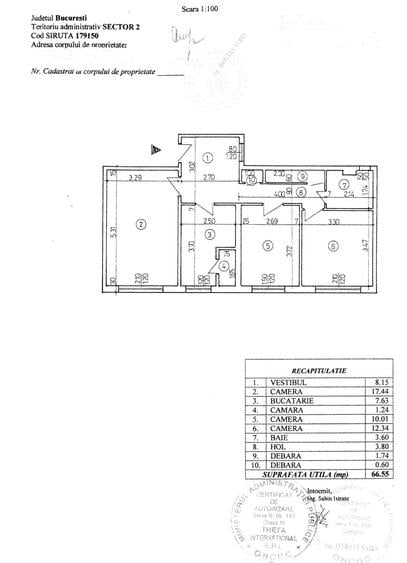🏡   Apartament 3 camere de vânzare – Șos. Colentina | Parter | - 1