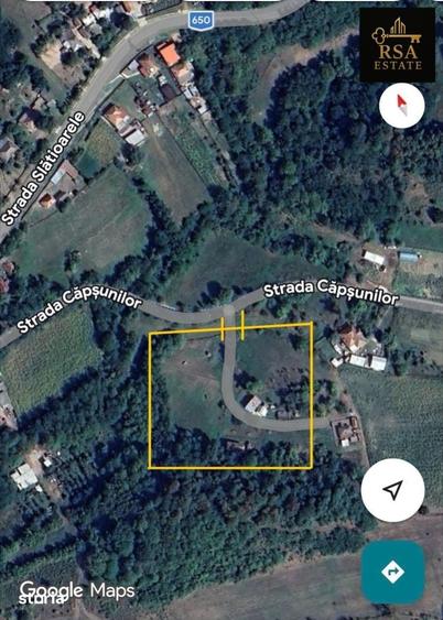 Teren de 6200 mp, în Central