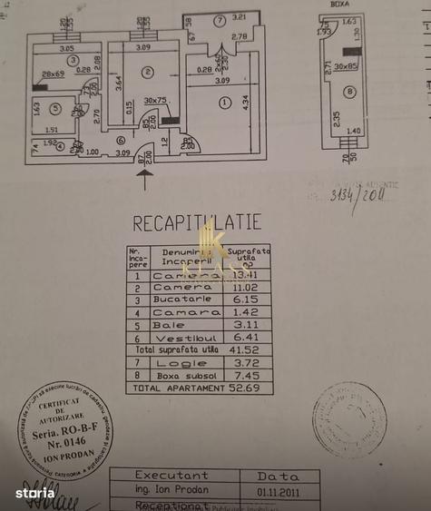 Apartament cu 2 camere decomandat în Floreasca