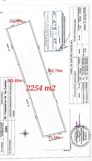 Teren de 2254 mp, în Lumina