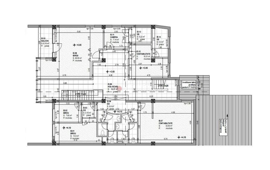 Spațiu comercial, de 790 mp, în Vlahuță