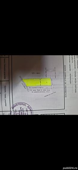 Teren de 1700 mp, în Valea Doftanei