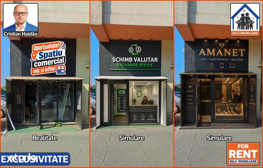 Spațiu comercial, de 5 mp, în Tei