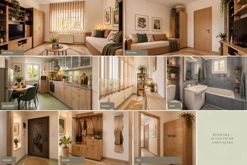 Proprietar Apartament 2 camere, aprox. 58 mp, centrala proprie, mobilat Dambovi?a Pia?a Flavia