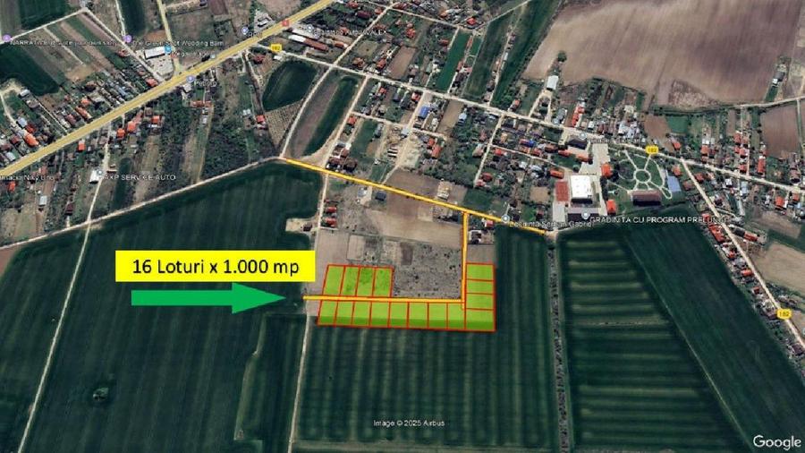 Teren Construcții intravilan de 1000 mp, în Ciolpani