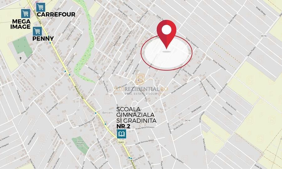 Teren Construcții intravilan de 300 mp, în Berceni