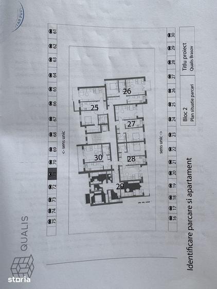Apartament cu 3 camere decomandat în Tractorul
