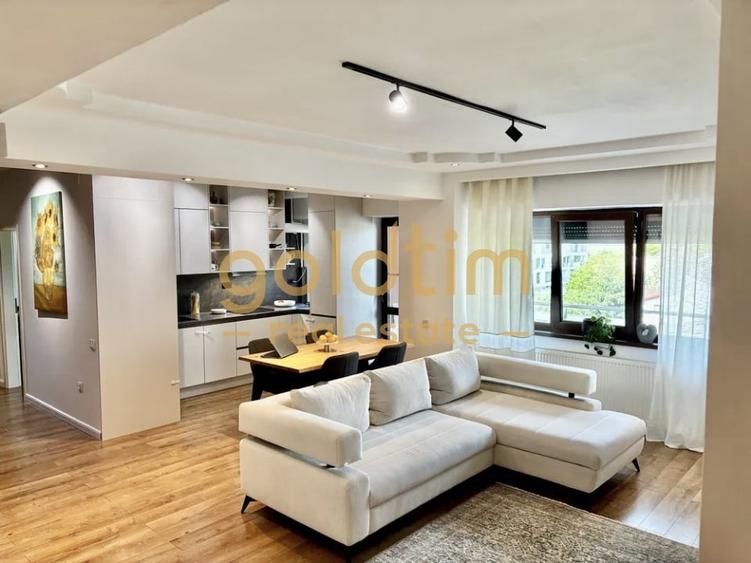 Apartament cu 3 camere decomandat, mobilat în Pipera