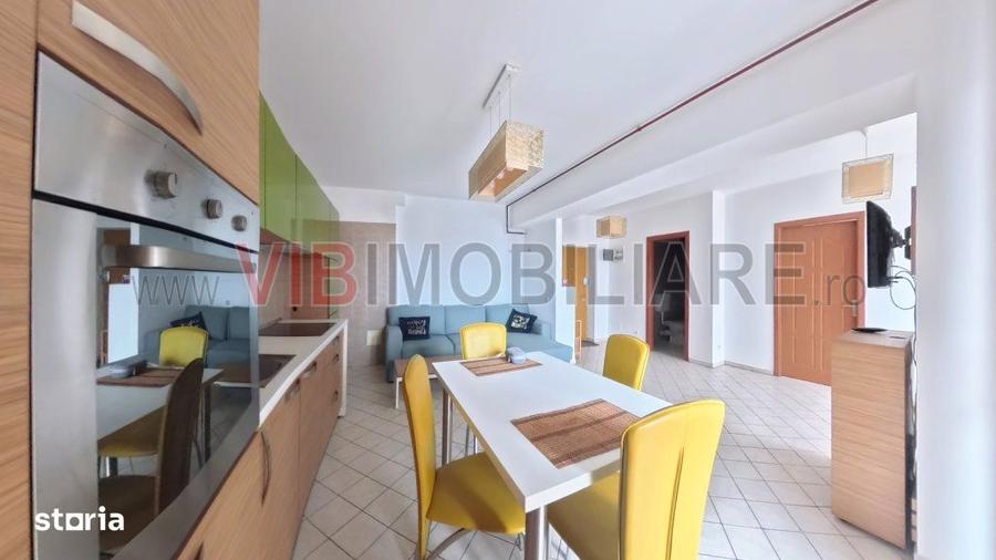 Apartament cu 2 camere semidecomandat, mobilat în Decebal