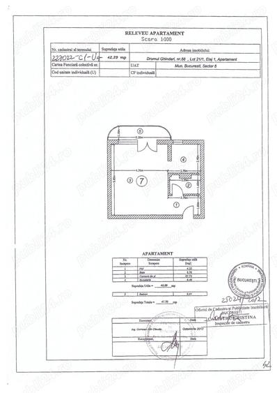 Garsonieră nedecomandată în Ghencea