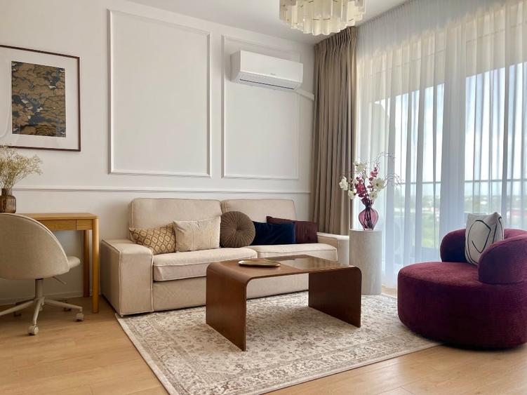 Apartament cu 2 camere semidecomandat, mobilat în Chitila