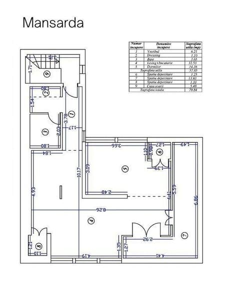 Casă cu 9 camere cu Teren 365 Mp în 13 Septembrie