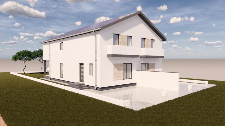 Duplex 4 camere, 100 mp utili, 10 mp terasa, 305 mp teren - Sag - 1