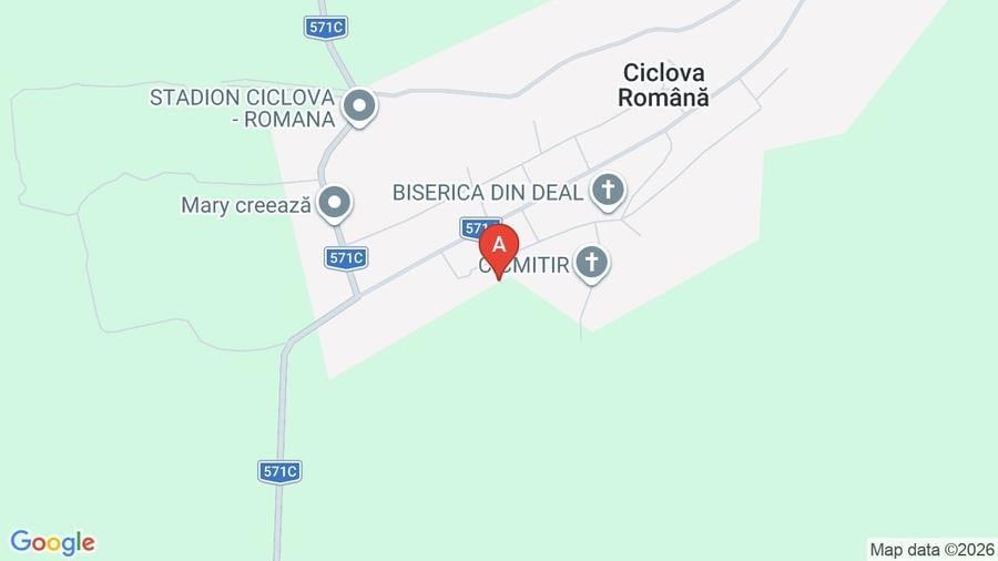 Casă individuală cu 5 camere cu Teren 1000 Mp în Ciclova Română