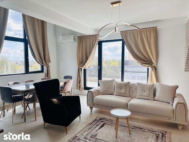Apartament cu 3 camere, mobilat în Străulești