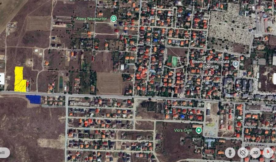Teren Construcții intravilan de 4250 mp, în Vest