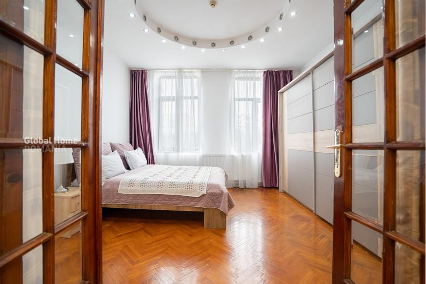 Apartament cu 6 camere circular, mobilat în Cișmigiu