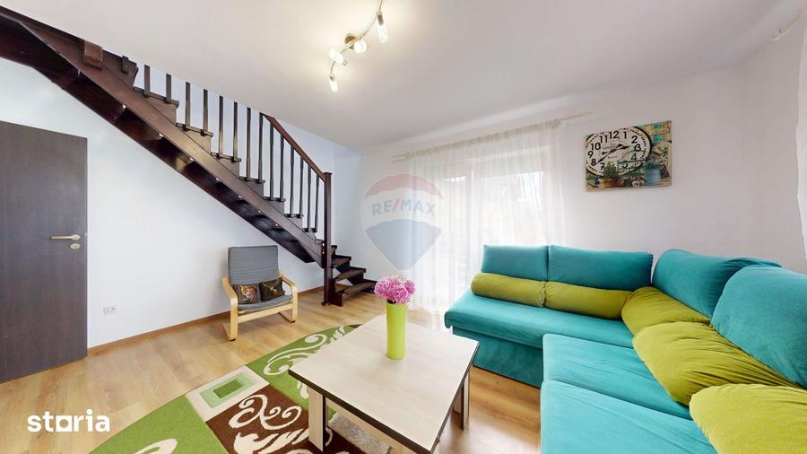Apartament cu 4 camere, mobilat în Sânpetru