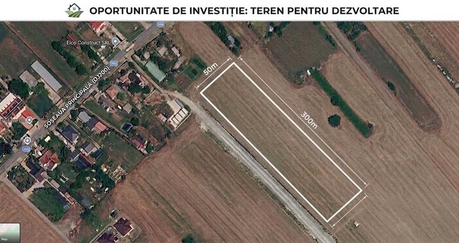 Teren intravilan 15.000 mp, utilitati la strada (Gagu, com. Dascalu, Ilfov) - 3