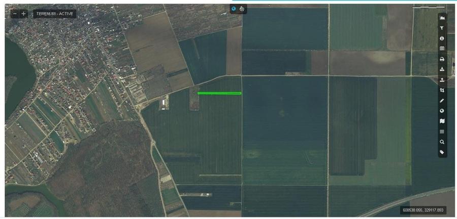 Teren Construcții intravilan de 9817 mp, în Brănești