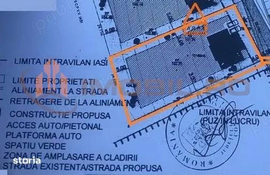 Teren de 1300 mp, în Central