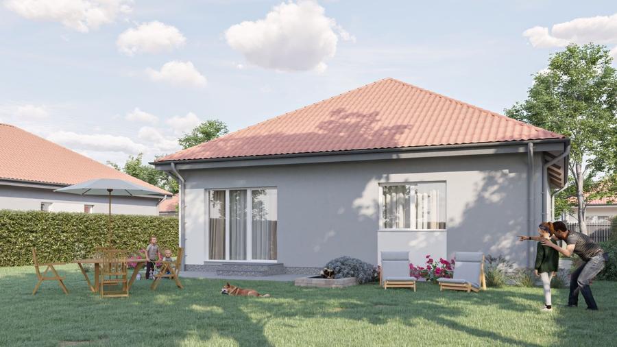 Casă individuală cu 3 camere cu Canalizare în Prejmer