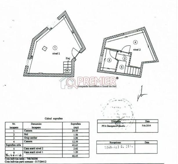 APARTAMENT 2 CAMERE SEMIDECOMANDAT TIP DUPLEX - INTRAREA GIURGIULUI - 18