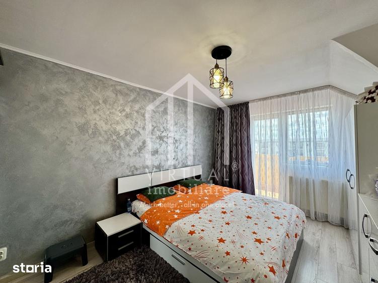 Apartamet cu 3 camere, 61mp utili+2 balcoane, etaj 3, mobilat Selimbar - 9