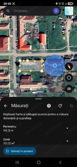 Casă cu 2 camere cu Teren 700 Mp în Orțișoara