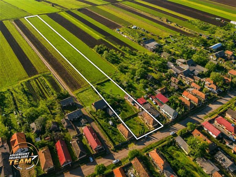 Casă individuală cu 3 camere cu Teren 7608 Mp în Cernat