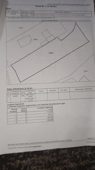 Teren de 150 mp, în Exterior Vest