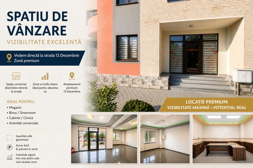 Spațiu comercial, de 70 mp, în Tractorul
