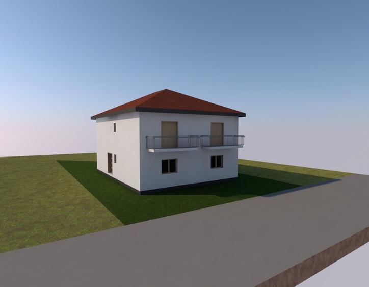 Duplex cu 4 camere cu Canalizare în Florești