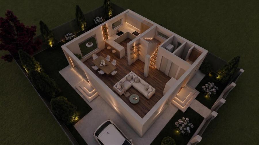Casă individuală cu 5 camere cu Teren 268 Mp în Otopeni