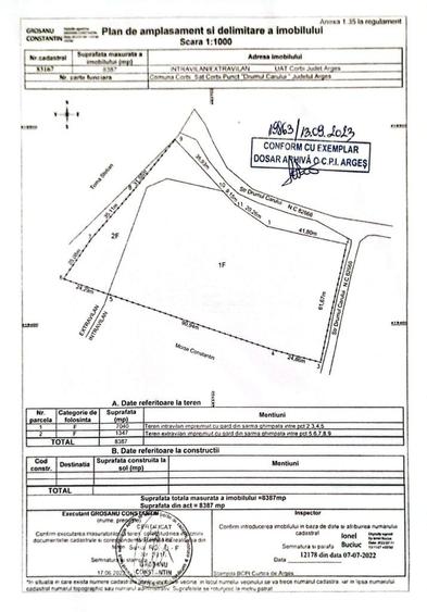Teren de 4706 mp, în Exterior Vest