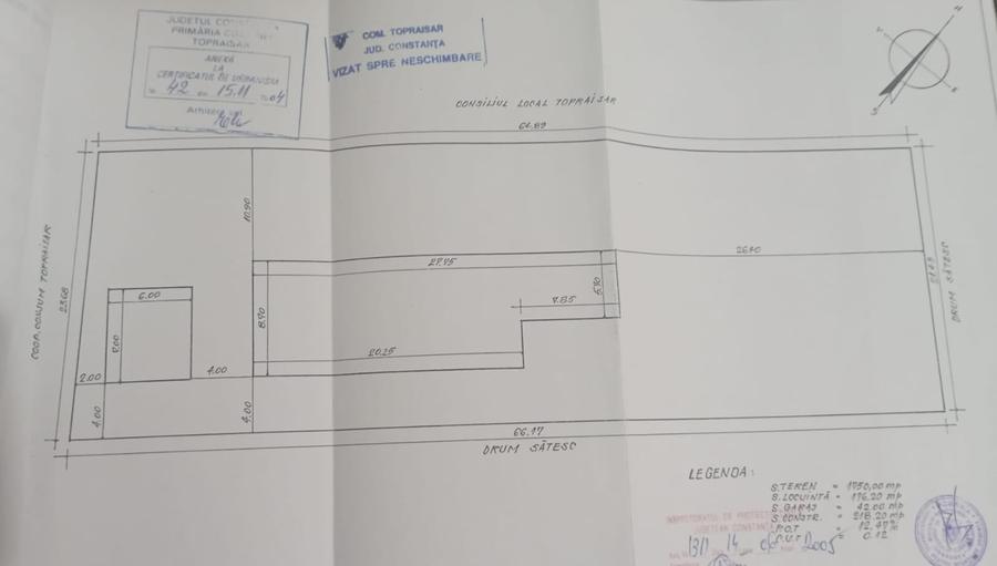 Casă individuală cu 5 camere cu Teren 1750 Mp în Movilița
