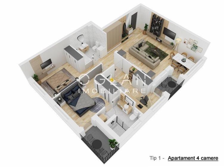 Apartament cu 4 camere în Șelimbăr