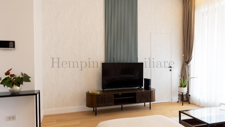 Apartament cu 2 camere semidecomandat, mobilat în Herăstrău