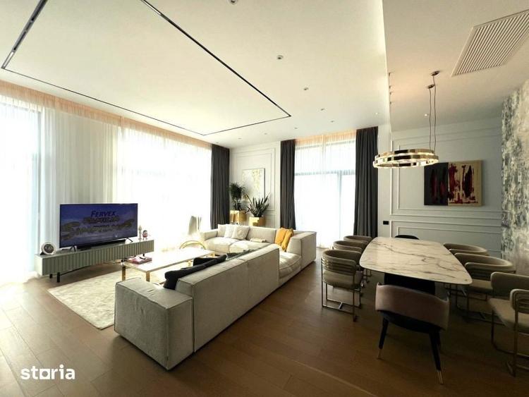 Apartament cu 4 camere, mobilat în Herăstrău