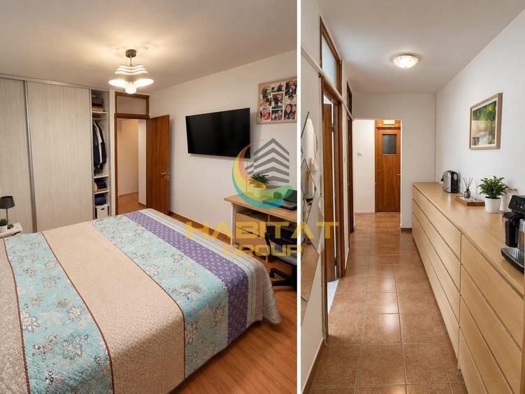 Apartament cu 3 camere semidecomandat în Giurgiului