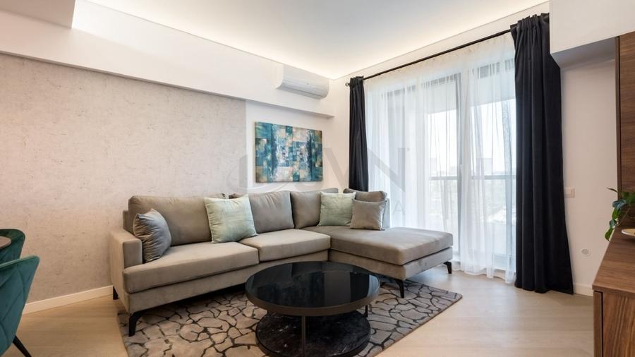 Apartament cu 3 camere semidecomandat, mobilat în Pipera — fotografia 3