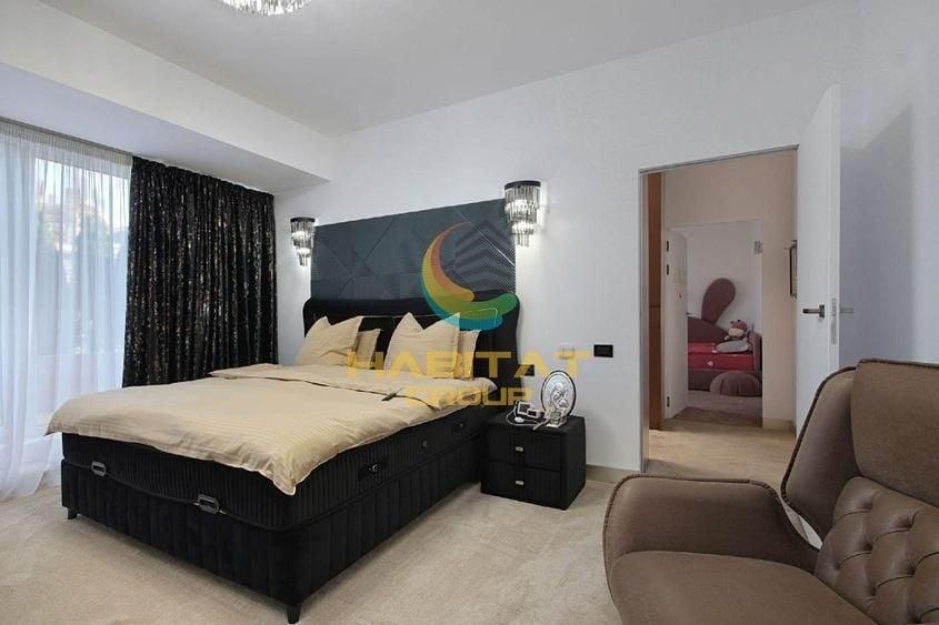 Apartament cu 5 camere decomandat, mobilat în Floreasca