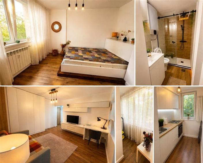 Apartament cu 2 camere semidecomandat, mobilat în Domenii