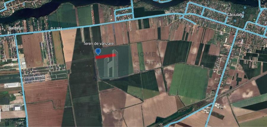 Teren agricol extravilan de 10000 mp, în Căciulați