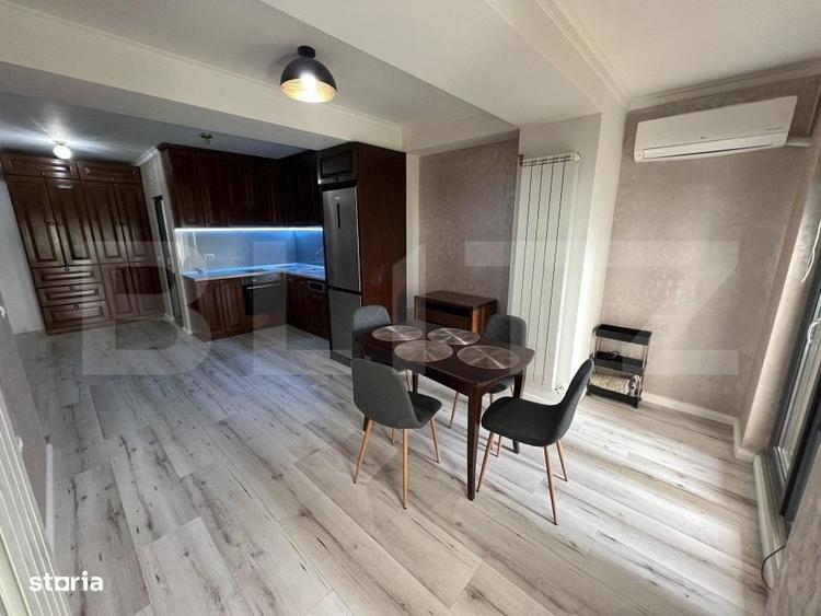 Apartament cu 2 camere semidecomandat în Central