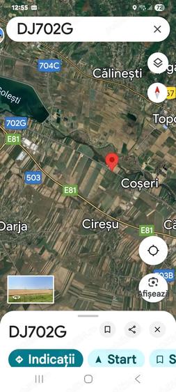 Teren de 55000 mp, în Căteasca
