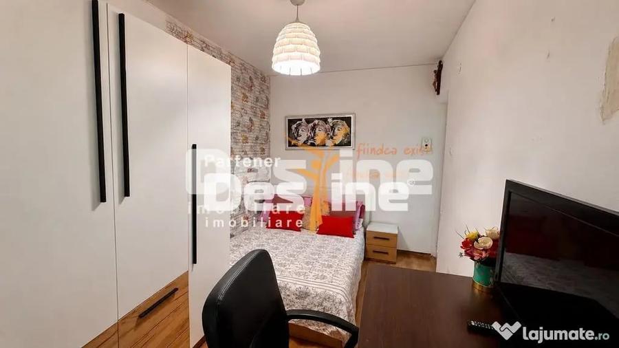 Apartament cu 3 camere semidecomandat în Donici