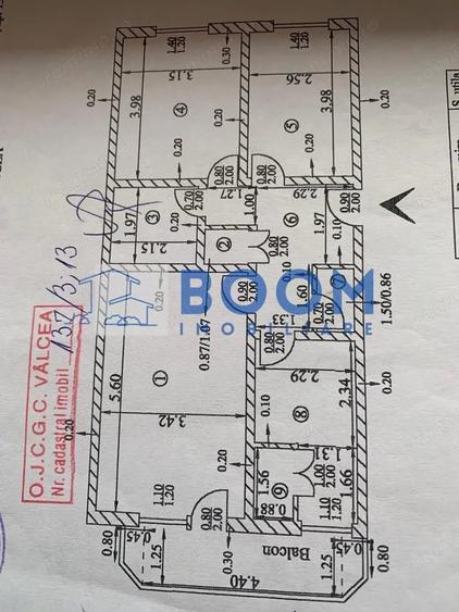 Apartament cu 3 camere decomandat în Traian