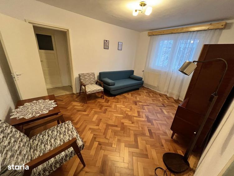 Apartament cu 2 camere semidecomandat, mobilat în Mihai Viteazul